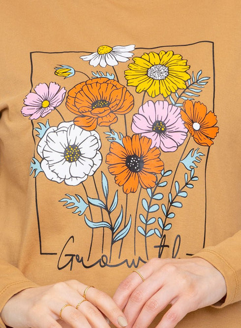 Biscuit Printed Long - Sleeve Design 16 - Khotwh
